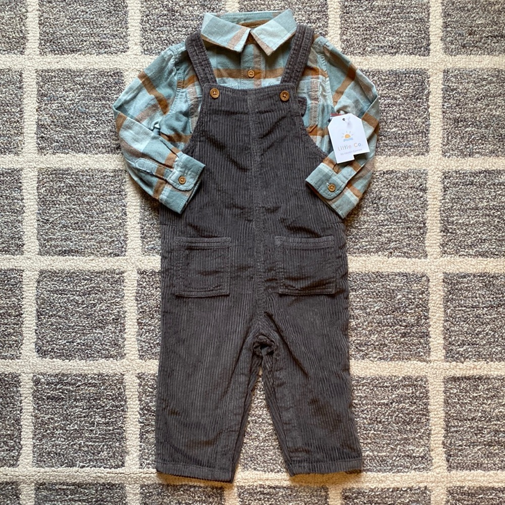 LITTLE CO | TWO PIECE OVERALL SET